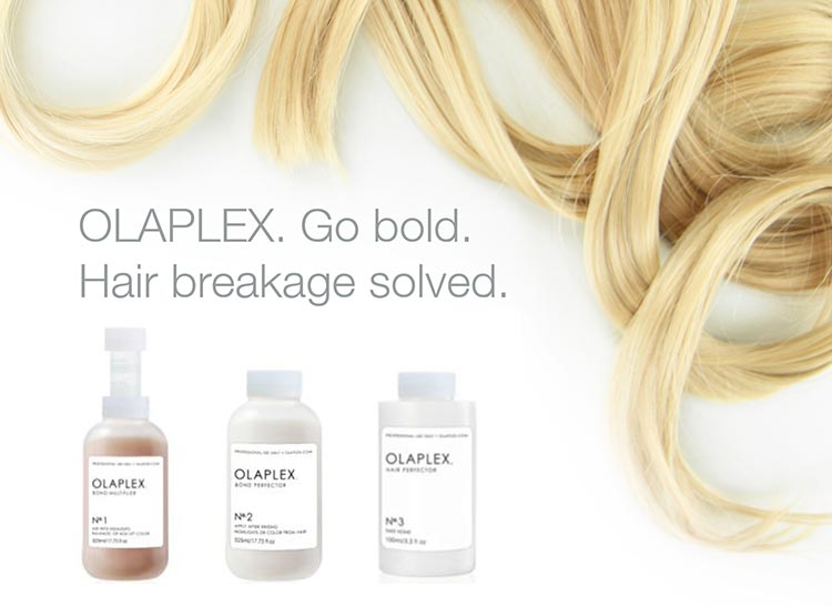 Olaplex scientifically strengthens your hair to hold color longer